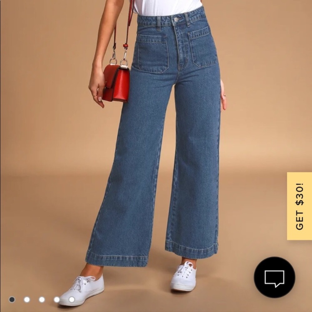 Rollas sailor crop jeans size 28